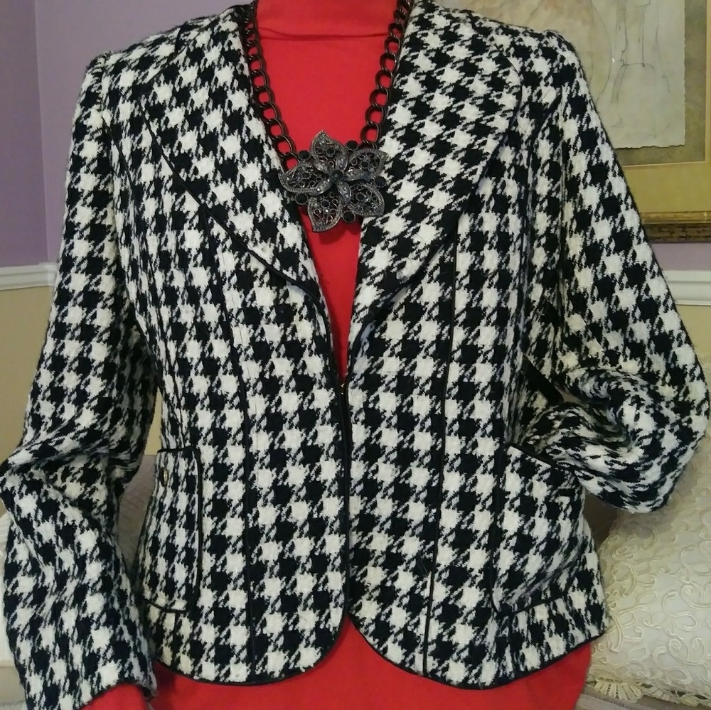 Cache Houndstooth Jacket